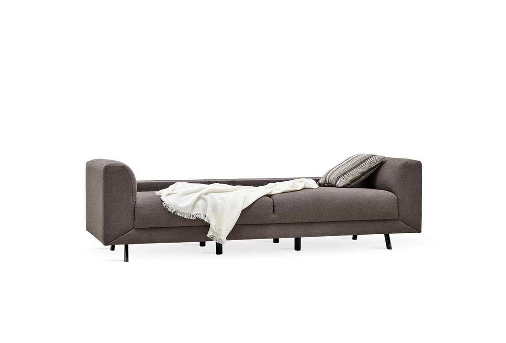 Taupe Boucle Basel 3-Seater Sofa Bed