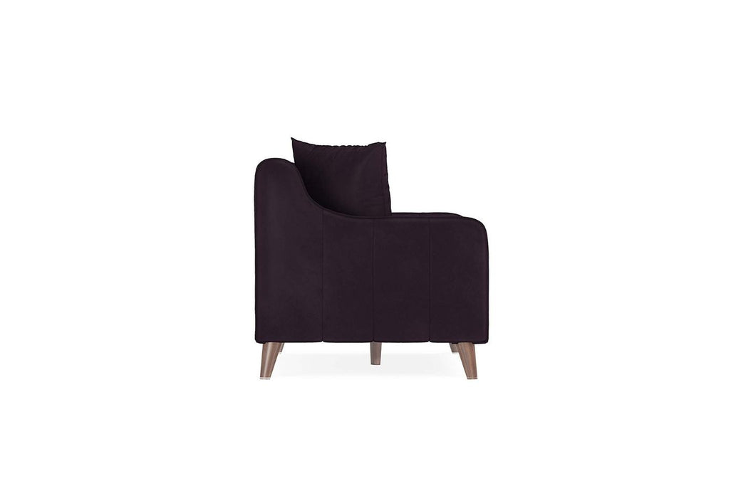 Purple Velvet Fabia 2-Seater Sofa