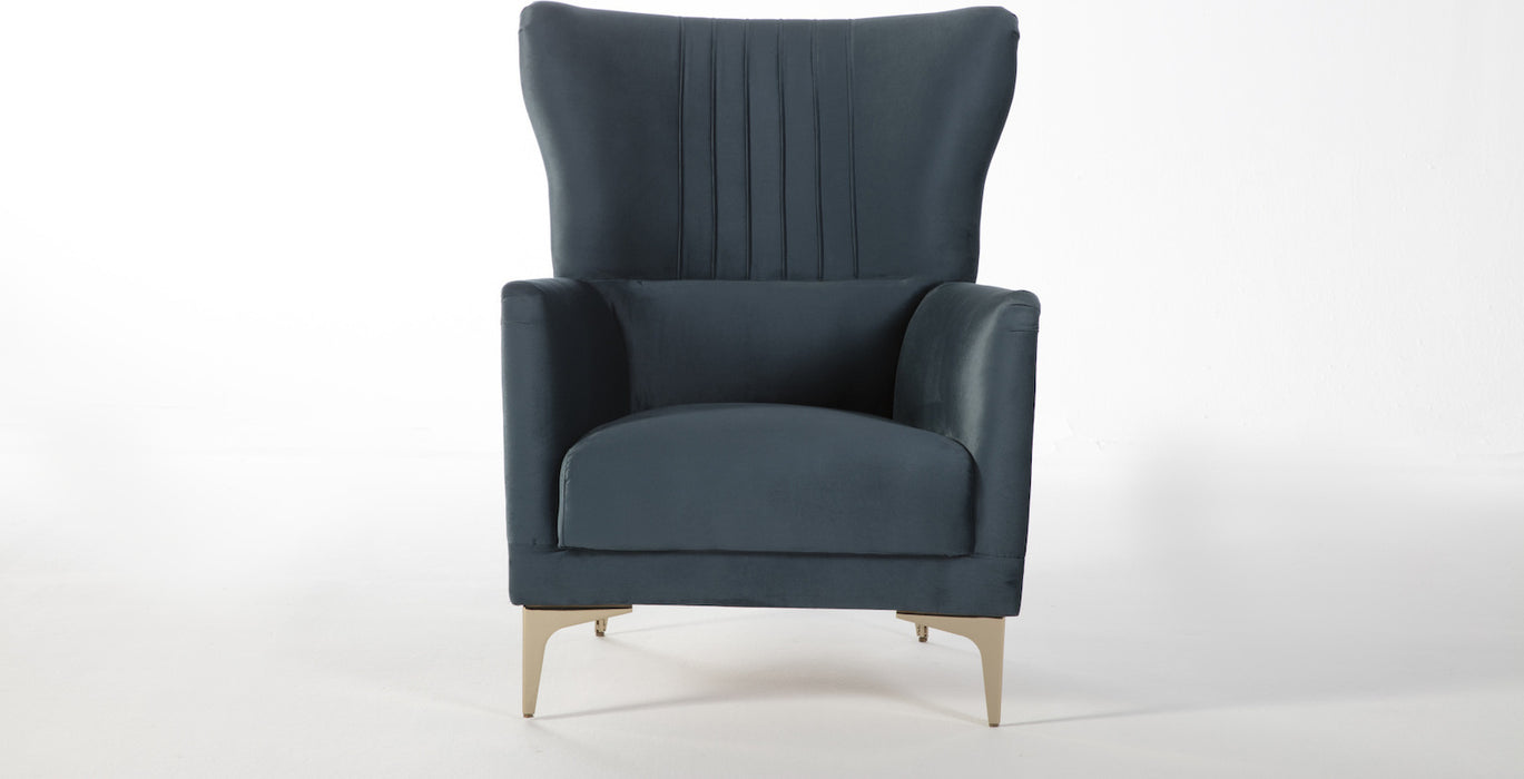 CARLINO ACCENT CHAIR (NAPOLY E.GREEN)