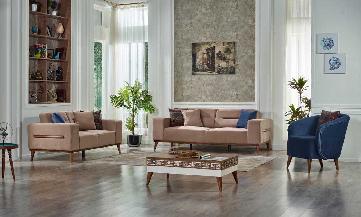 Odesa Armchair Light Brown