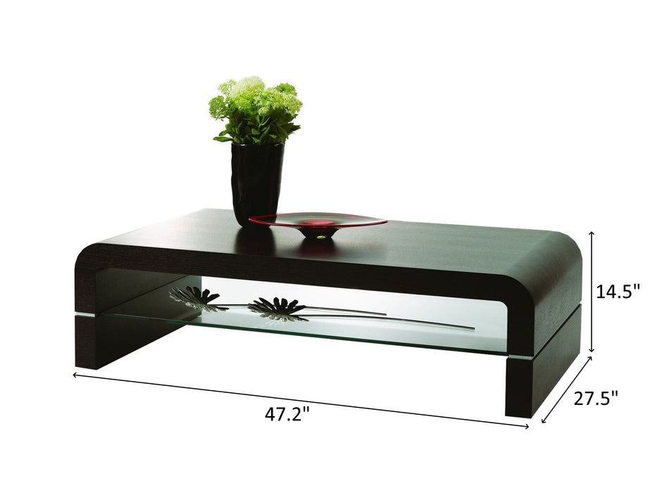 690 Modern 47.2" Wide Coffee Table