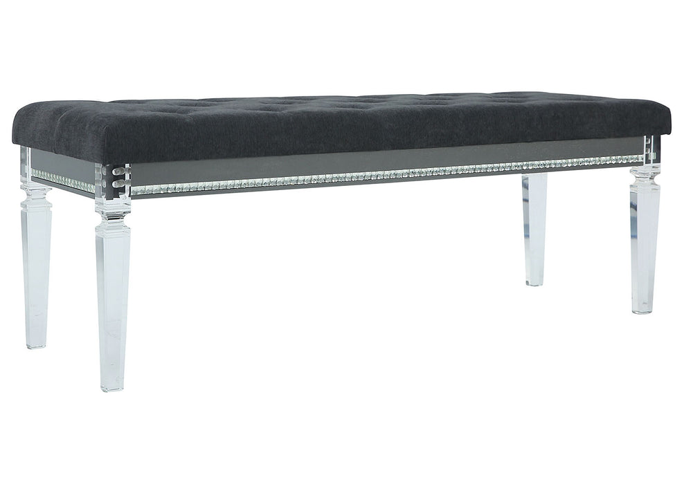 Giovani Dark Gray Bedroom Bench