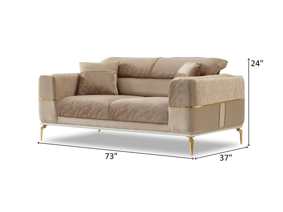 Berlin 73" Wide Extendable Loveseat