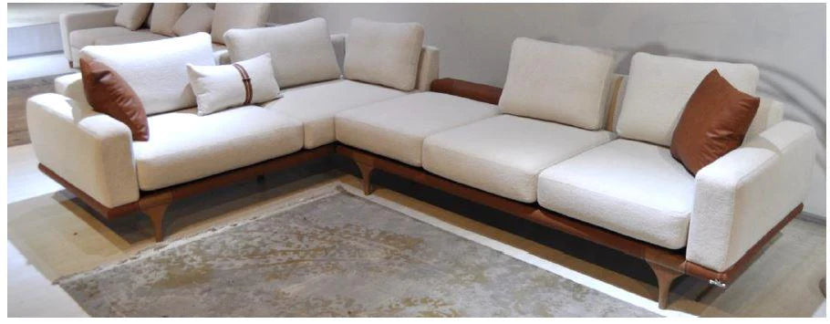 Cream Blanch Sectional Sofa