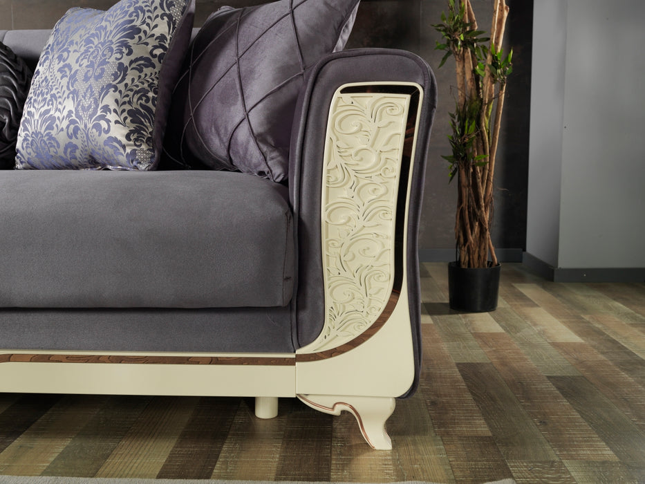 Carmen Loveseat Grey