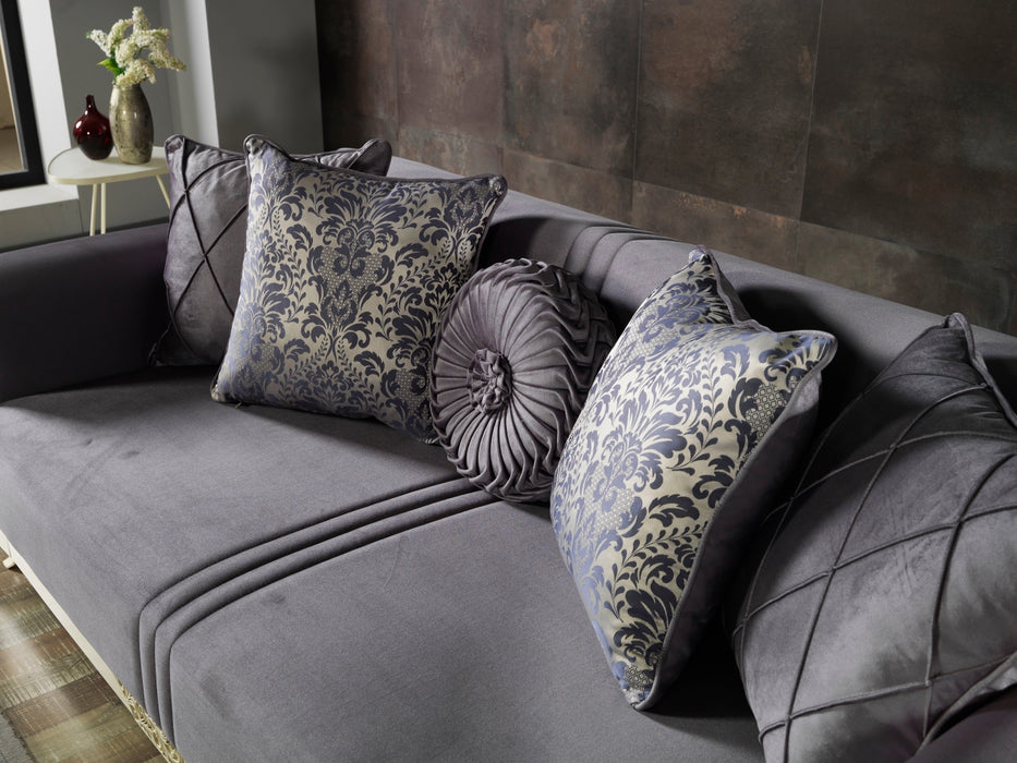 Carmen Loveseat Grey