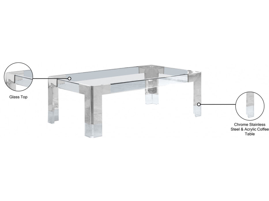 Casper 47" Wide Coffee Table