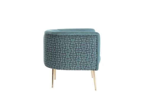 Green Cloak Accent Armchair