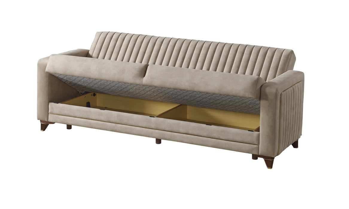 Line Convertible Livingroom Sofa Cream