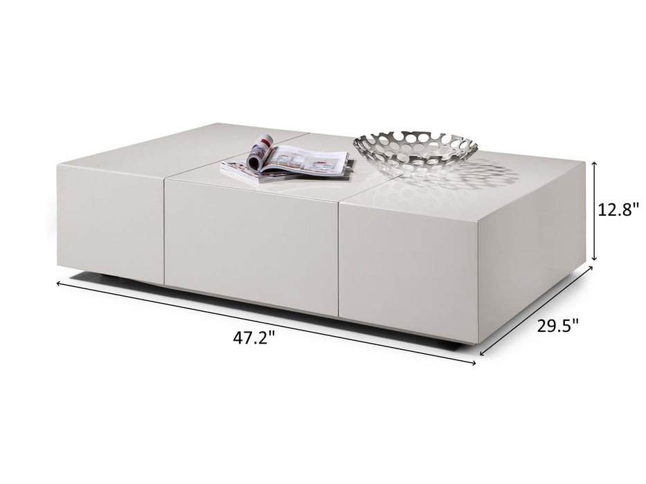 P592A Modern 47.2" Wide Coffee Table