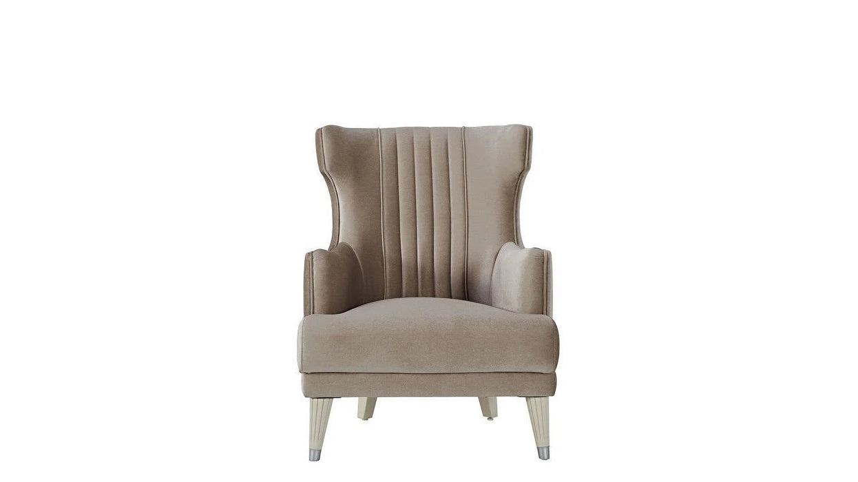 Gravita Accent Chair (Deren Beige)