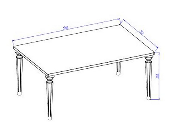 Opak White Mistral Coffee Table