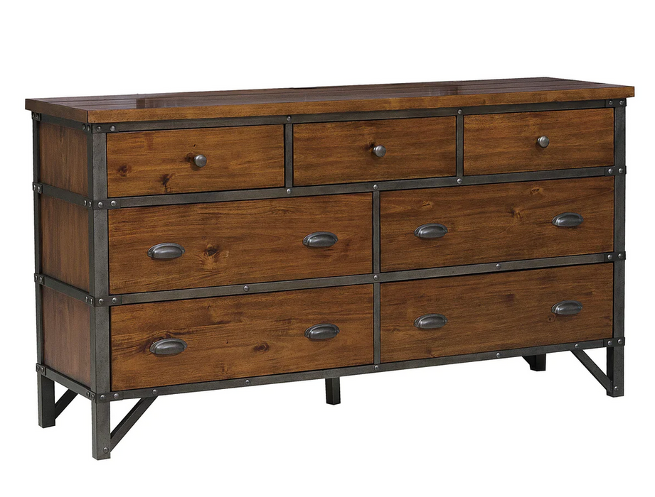 Holverson Rustic Brown Dresser