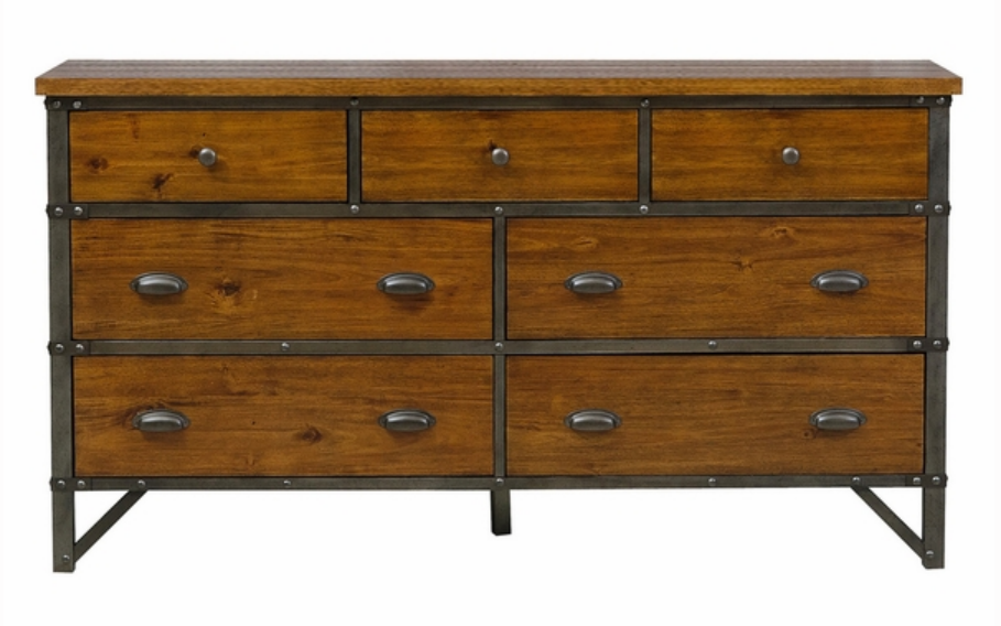 Holverson Rustic Brown Dresser