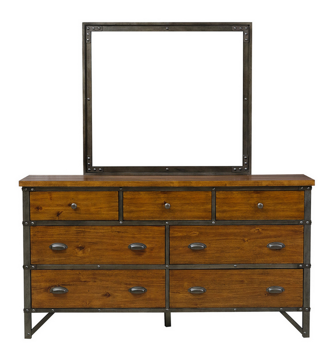 Holverson Rustic Brown Dresser