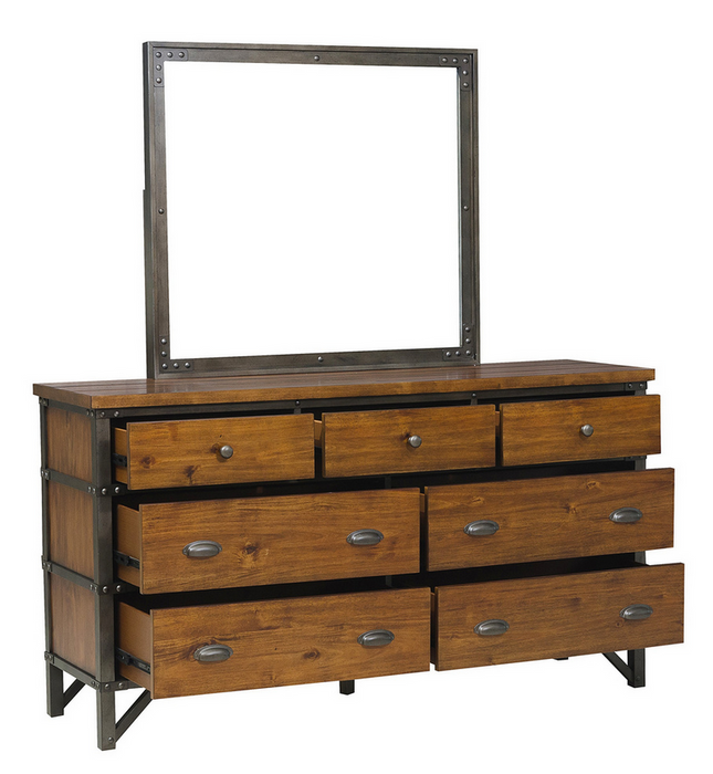 Holverson Rustic Brown Dresser