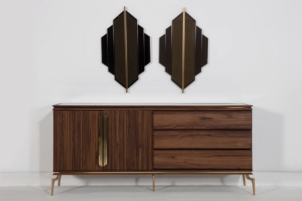 MONTEGO BUFFET MIRROR (MONTEGO WALNUT)