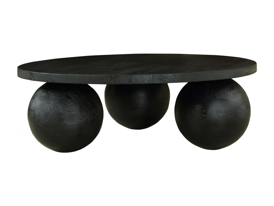 Spherical 39" Wide Round Coffee Table