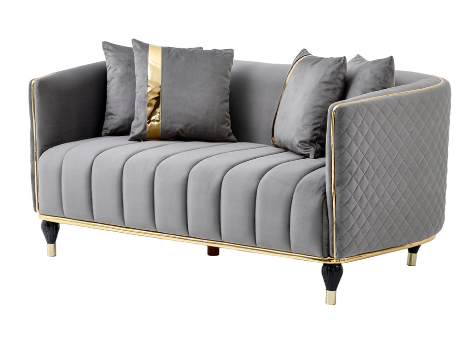 Toronto 70" Wide Square Arm Loveseat