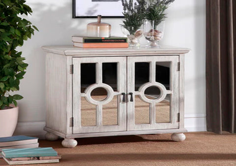 Poppy Antique White Accent Chest