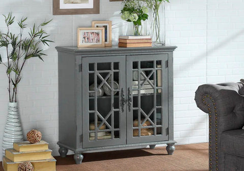 Eliza Antique Gray Accent Chest