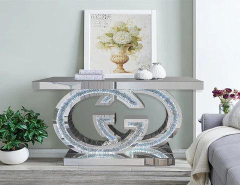 Delmere G-Shape Console Table