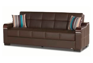 Uptown Brown Pu Sofabed