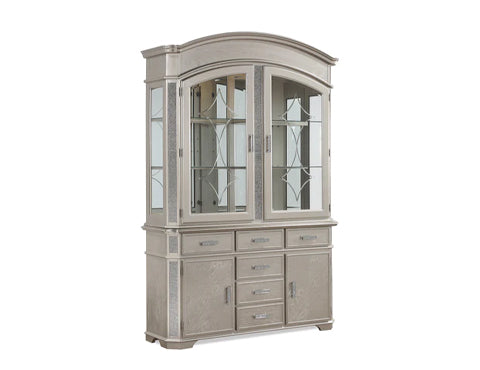 Klina Silver Champagne China Cabinet