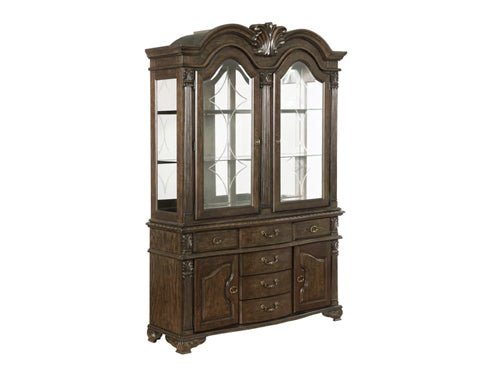 Neo Renaissance Dark Oak China Cabinet