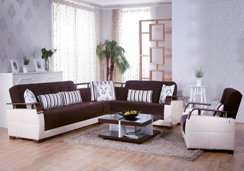 Natural Sectional (Colins Brown)