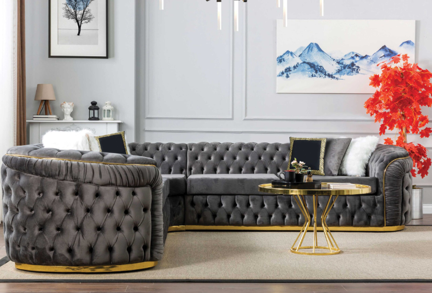 Washington Dark Grey Sectional