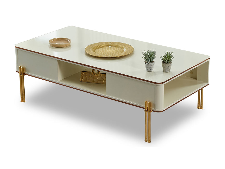 Zumrut 47" Wide Coffee Table