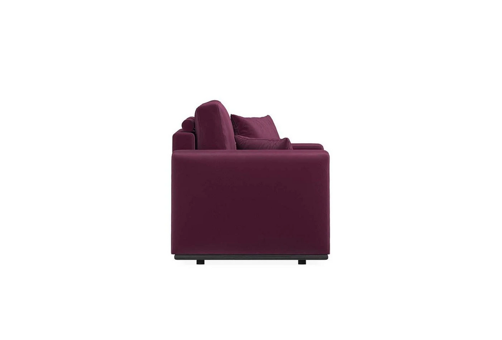 Carino 2-Seater Sofa Bed with Storage, Colt Feather (Burgundy)