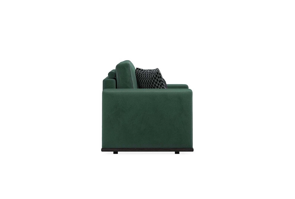 Carino 3-Seater Sofa, Velvet (Light Green)