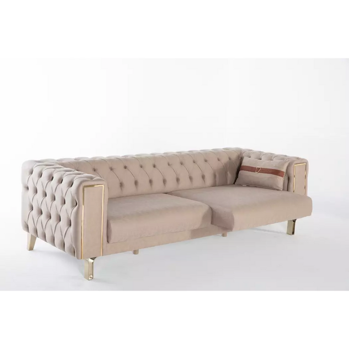 Dark Vizon Sofa Bed Montego 3-Seater Sleeper Sofa