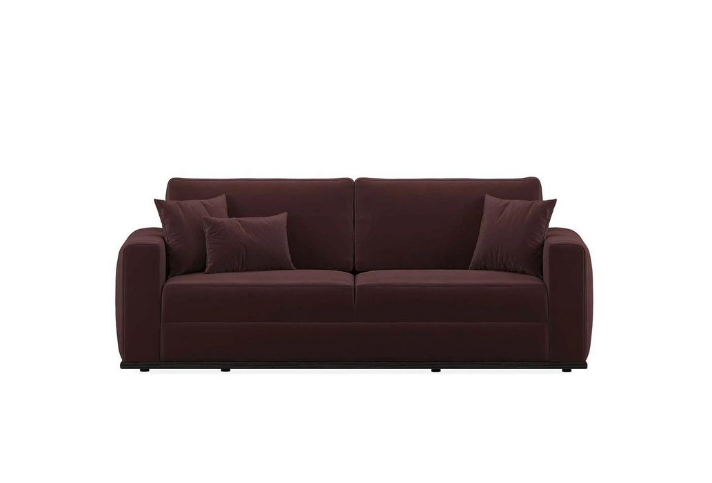 Carino 3-Seater Sofa Bed with Storage, Colt Feather (Purple)