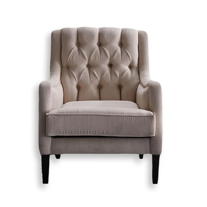 Cream Pearle Accent Armchair