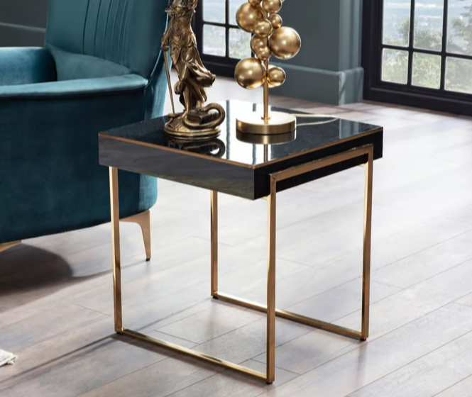 CARLINO SIDE TABLE (HG BLACK) 1 PIECE