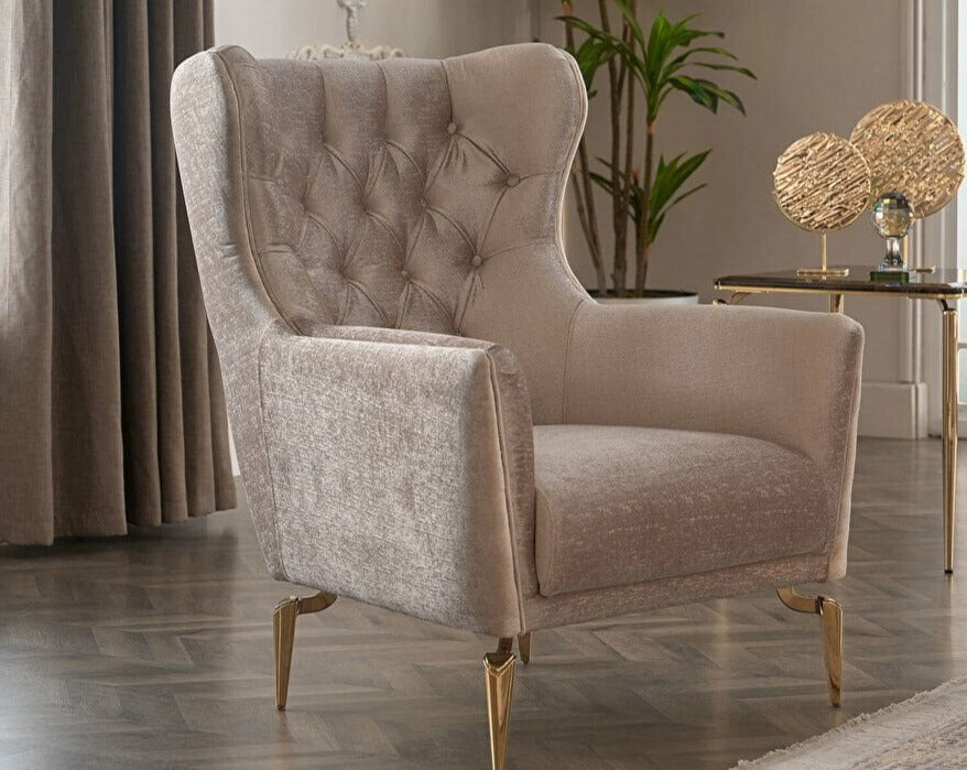 Plaza Accent Chair Cream