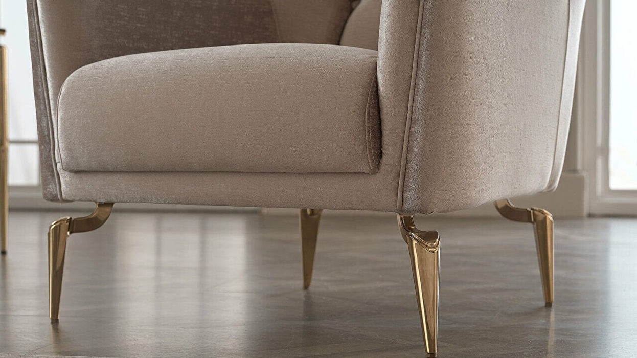 Plaza Accent Chair Cream