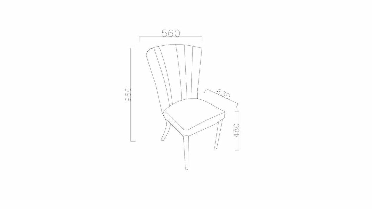 Plaza Dining Chair 6339 2pcs