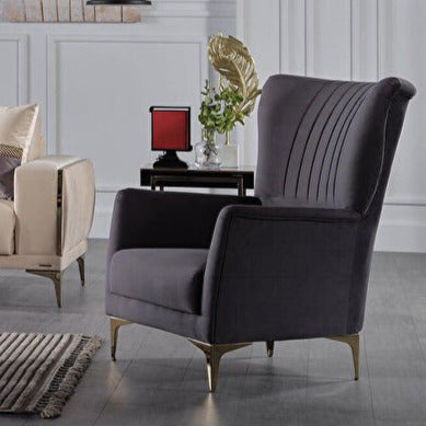 Carlino Accent Chair (Napoly Black)