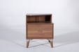 Loren Walnut Left Nightstand Night Stand