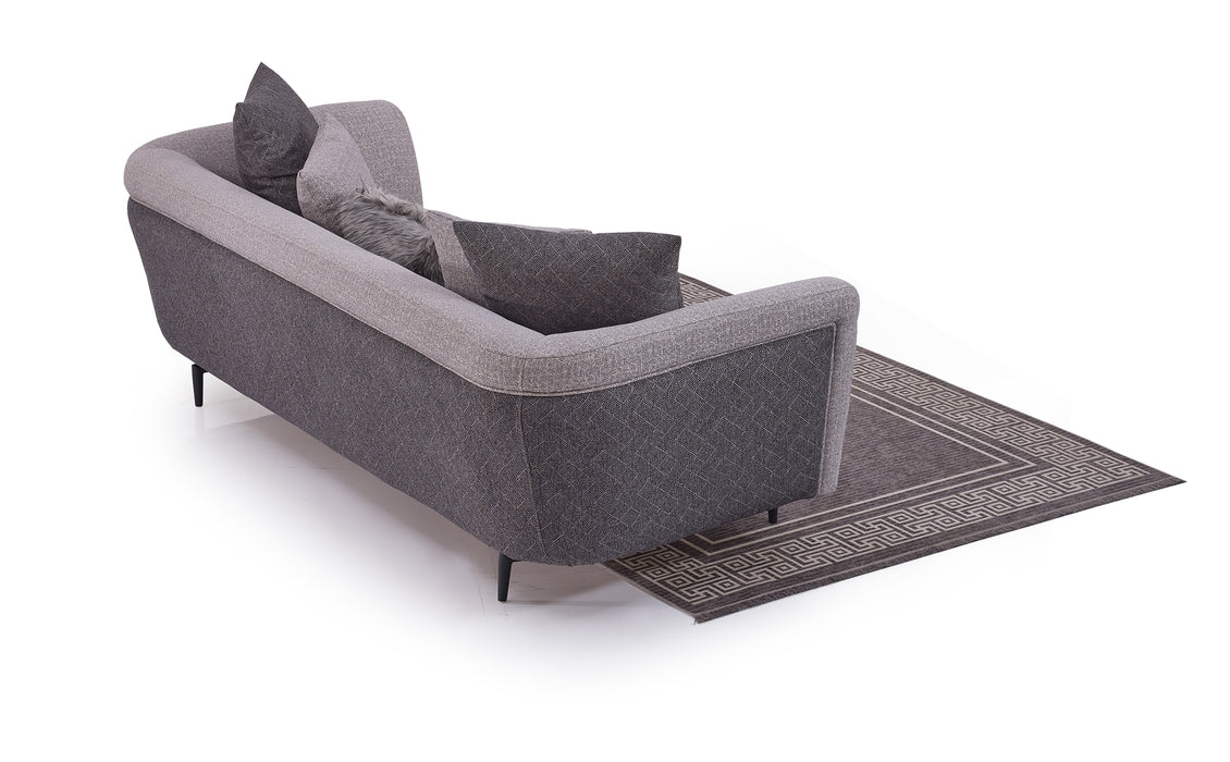 Modena Stationary Sofa Grey