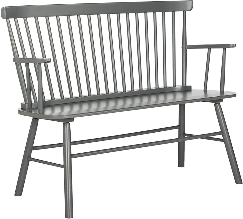 Jerimiah Spindleback Grey Bench