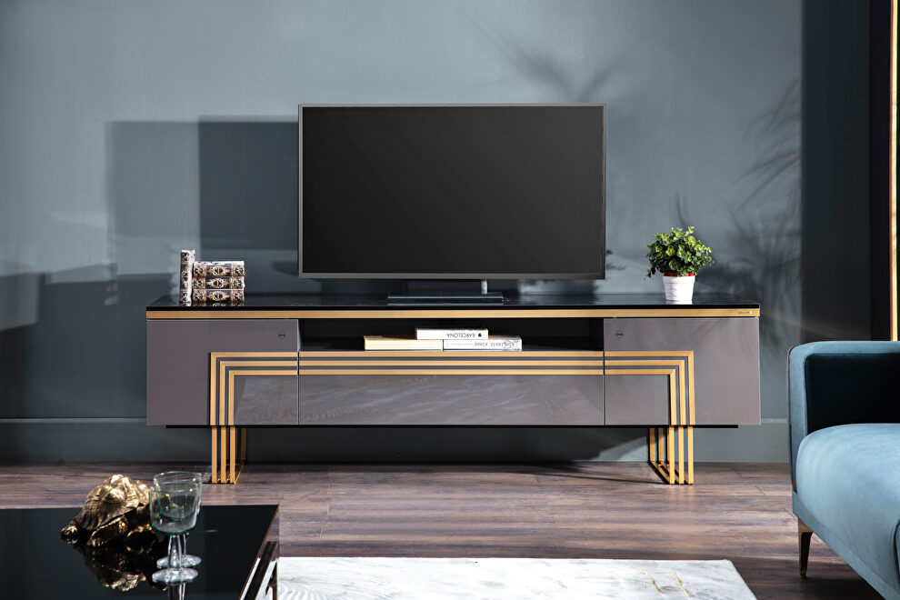 CARLINO TV STAND (PRADA GREY)