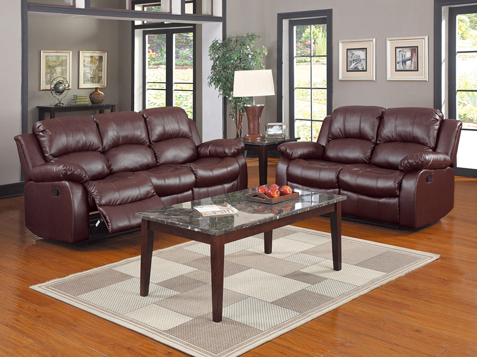 Granley Brown Reclining Sofa