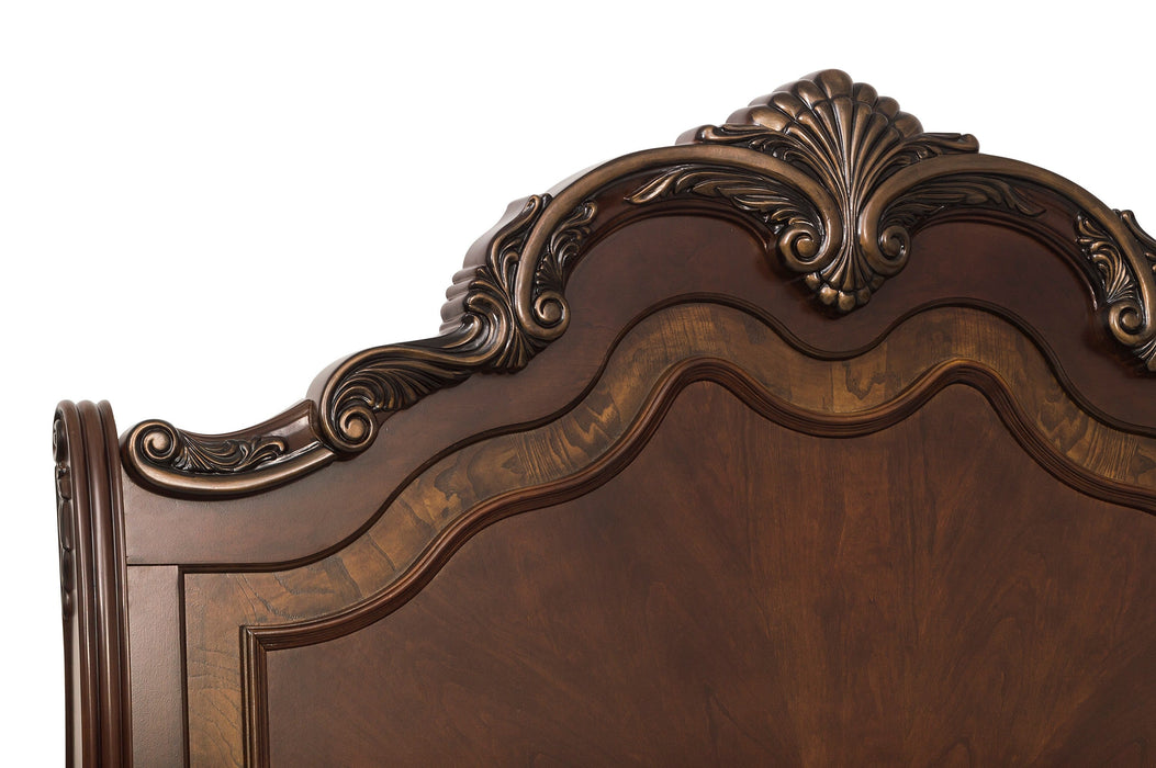 Deryn Park Cherry Queen Sleigh Bed