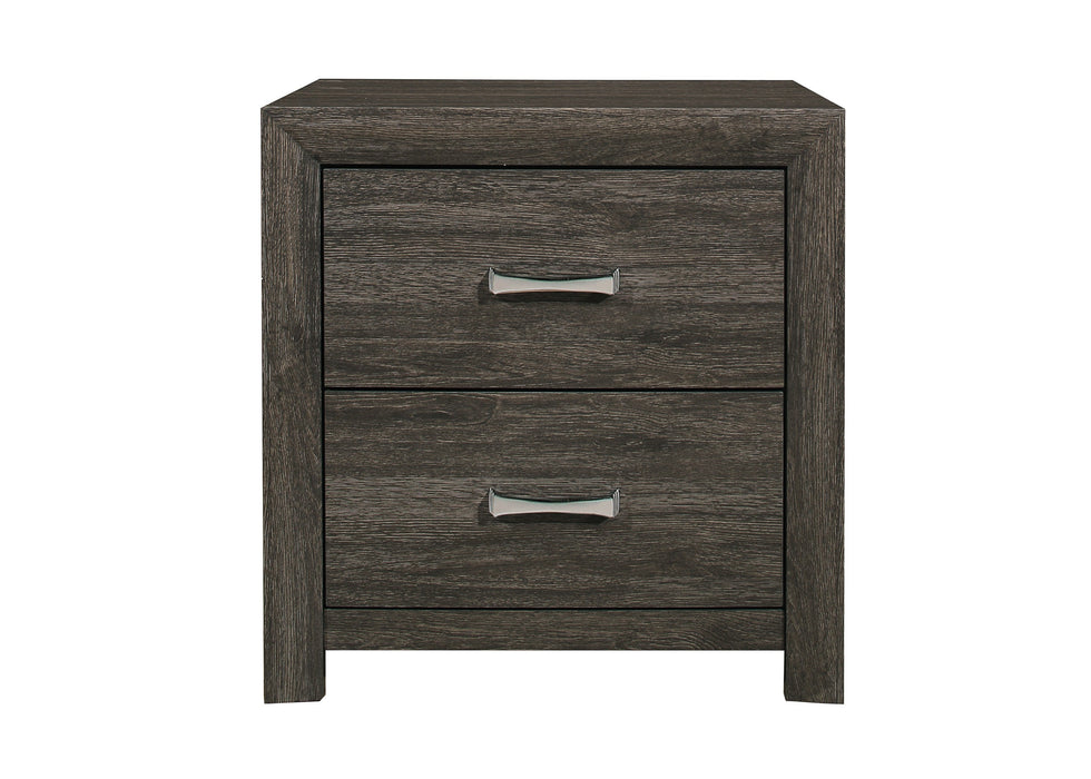 Edina Dark Gray Nightstand