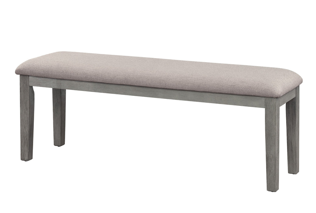 Armhurst Gray Dining Bench